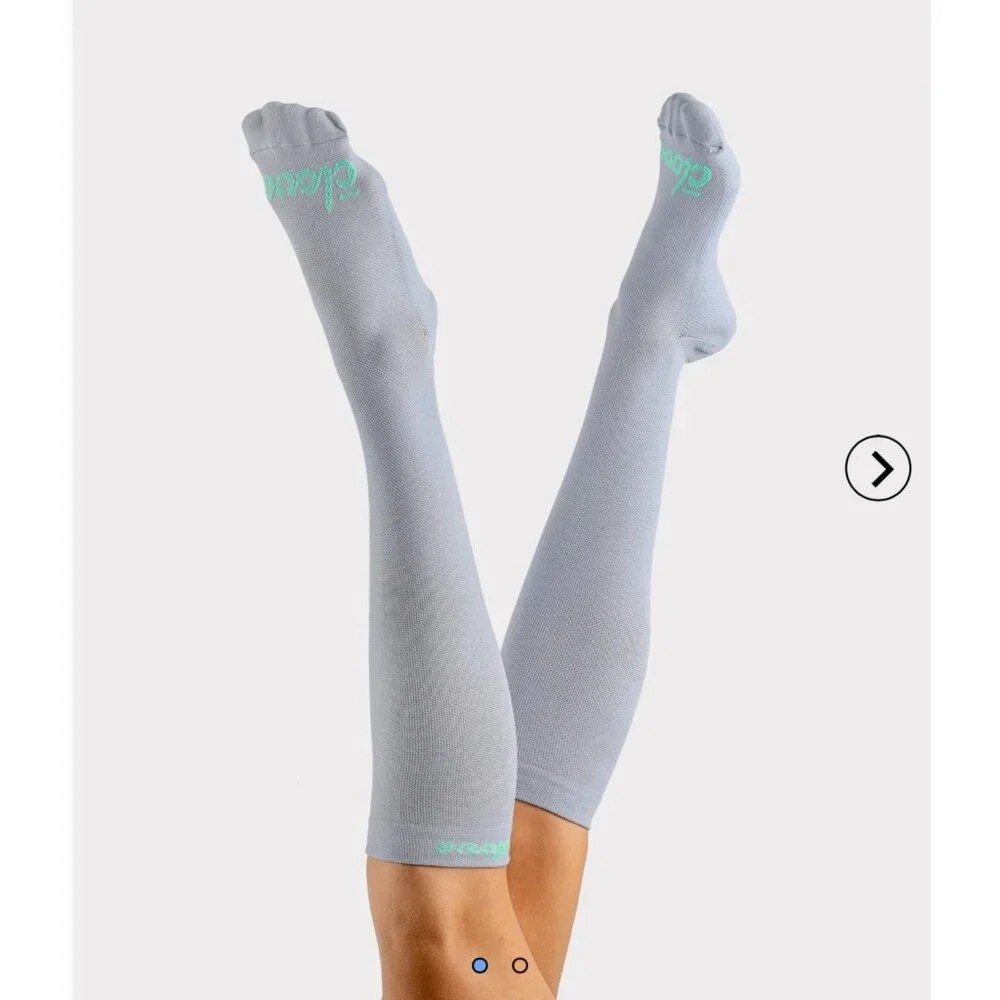 Clove Compression Socks‎ 20-30mmHg Graduated Support Forever Blue sz Large women